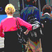 Blonde T en talons hauts / T blond in high heels -  Montréal, Québec. CANADA -  4 Mai 2010 - Postérisation