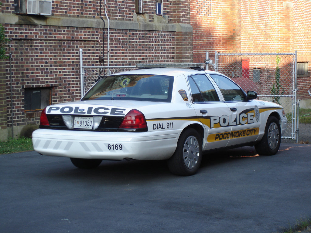 Pocomoke city police car / Auto de Police - Pocomoke, Maryland. USA - 18 juillet 2010.