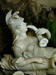 Waddesdon Manor- Detail of the Fountain in the Aviary
