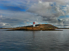 Derwent Lighthouse out the Hobart's bay
