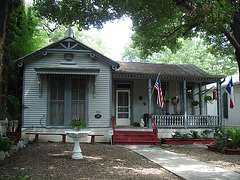Le quartier King Williams / King Williams area - San Antonio, Texas. USA - 29 juin 2010.