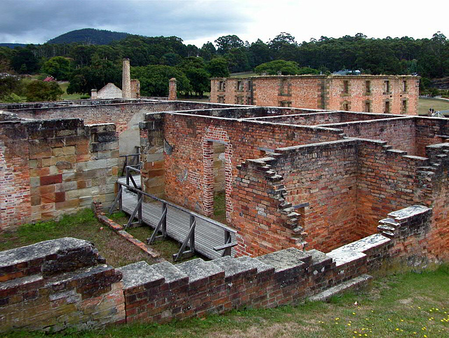 View into the yards of Penitentiary