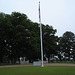 Capt.A.J. Memorial Hamilton cemetery / Alabama. USA - 10 juillet 2010. -  Dead flag / Drapeau mort