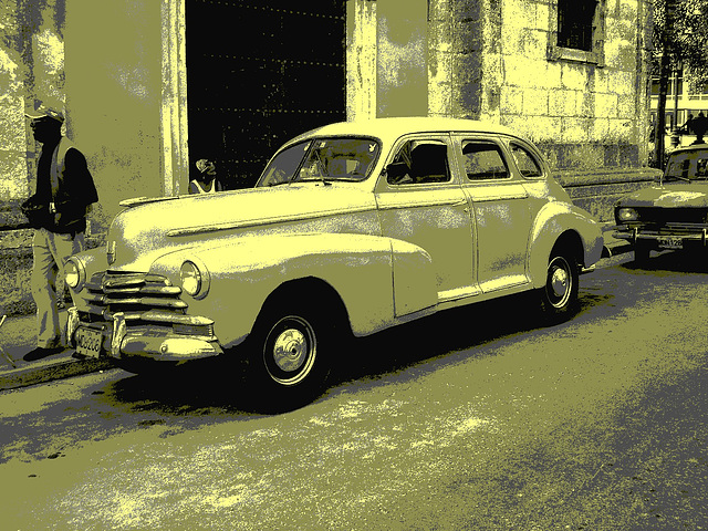 Matanzas, CUBA. 5 février 2010.  Vintage postérisé