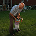 Arrière-grand-papa avec son arrière petite-fille