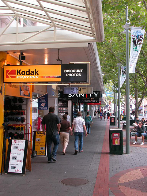 Shopping arcade near Elisabeth Mall