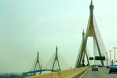 Industry Ring Suspending bridge in Bangkok