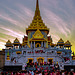 New built pagoda in Wat Traimit
