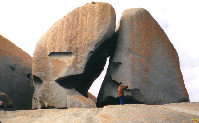 1997-07-23 073 Aŭstralio, Kangaroo Island, Remarkable Rocks