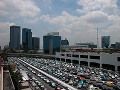 Parking-lot at Mo Chit Bangkok
