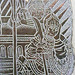 all hallows barking, london, c16 brass of c1500 showing christ's resurrection and the sleeping soldiers round his tomb