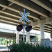 Passage à niveau / Railroad crossing - Elisabethtown. Kentucky. USA. 25 juin 2010