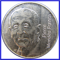 5 Francs Pierre Mendès France 1992 Avers