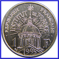 1 Franc Commémorative 1995 Envers