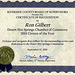 Riverside County Board of Supervisors Certificate of Recognition