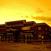 Black eyed pea restaurant / Hillsboro, Texas. USA - 28 juin 2010  - Sepia postérisé