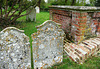 matching church, c18 gravestones