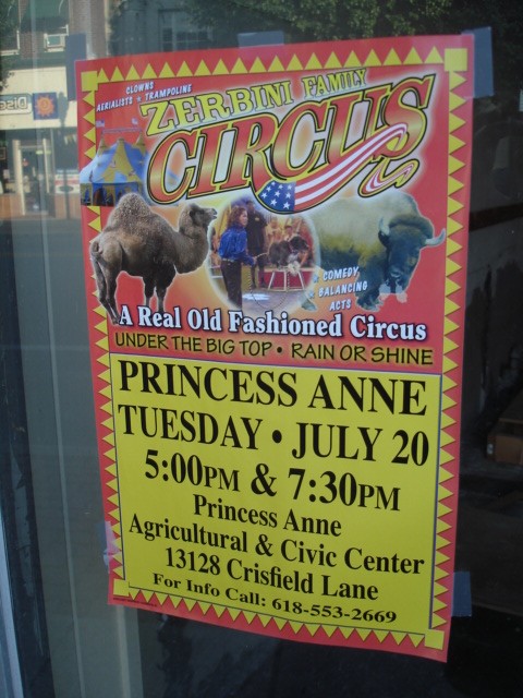Zerbini family circus / Le cirque de la famille Zerbini - Pocomoke, Maryland, USA - 18 juillet 2010.