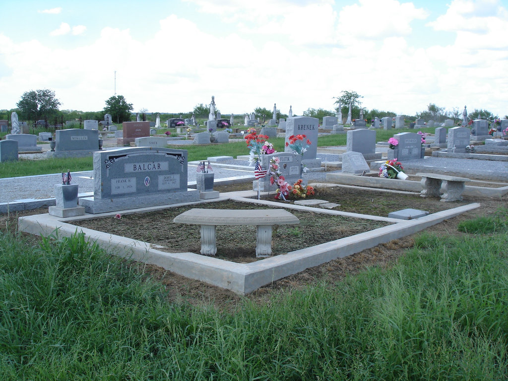 Balcar, Fojtik and Krenek /  Hranice & St-Joseph's cemeteries - Texas. USA - 5 juillet 2010