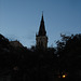 Church tower by the night / Clocher de soir - San Antonio, Texas. USA - 29 juin 2010- Photo originale