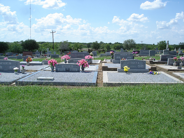 Hranice & St-Joseph's cemeteries - Texas. USA - 5 juillet 2010