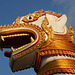 Lion head ant the entrance of Wat Wang Wiwekaram