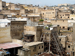 General View of the Fez Tanneries