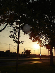 Lever de soleil / Sunrise -  Columbus, Ohio. 25 juin 2010. Sans flash