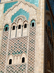 Hassan II Mosque- Minaret Detail #1