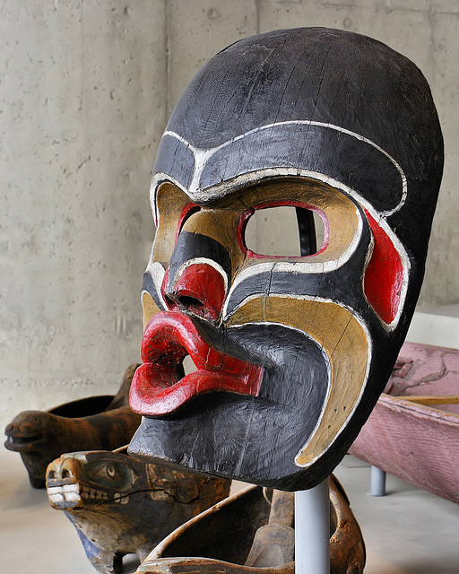 Potlatch Mask – UBC Anthropology Museum, Vancouver, B.C.