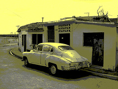 Matanzas, CUBA - 5 février 2010- Photo ancienne postérisée