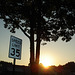 Sunrise / Lever de soleil - Hillsboro, Texas. USA - 27 juin 2010 - Avec flash