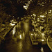 River walk by the night / San Antonio, Texas. USA - Sepia