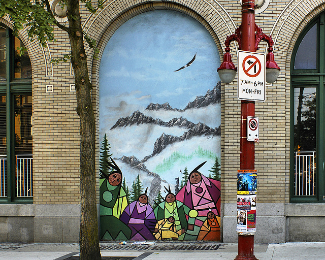 Mural at Carrall and Hastings Streets – Vancouver, BC