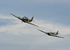 Hurricane and ME 108 in formation
