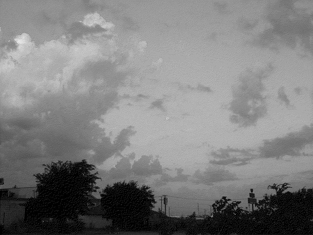 Ciel et nuages  / Sky and clouds - Hillsboro, Texas. USA. 28 juin 2010 - Tramage