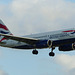 G-EUOF approaching Heathrow - 19 October 2014