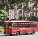 Alamo trolley / Trolleybus Alamo - San Antonio, Texas. USA - 29 juin 2010