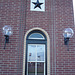 Star window / Fenêtre étoilée - Hillsboro, Texas. USA - 28 juin 2010