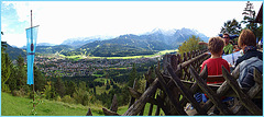 Panorama von der Sankt Martinshütte am Grasberg