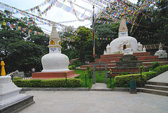Western stairways to the Swayambhunath stupa