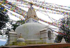 Prayer flags at Swayambhunath