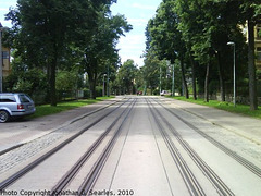 Dual-Gauge Tram Tracks, Liberec, Liberecky Kraj, Bohemia (CZ), 2010