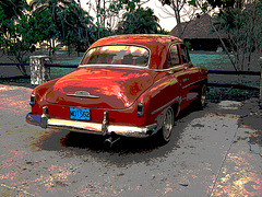 Varadero, CUBA. 9 février 2010 - RVB et postérisation