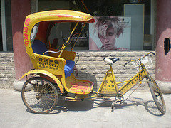 Taxi bicicleta en Xian