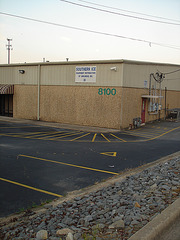 Southern ice building / Hillsboro, Texas. USA - 27 juin 2010