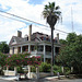 La maison électrique / Electric house - King Williams area / Le quartier King Williams - San Antonio, Texas. USA - 29 juin 2010.