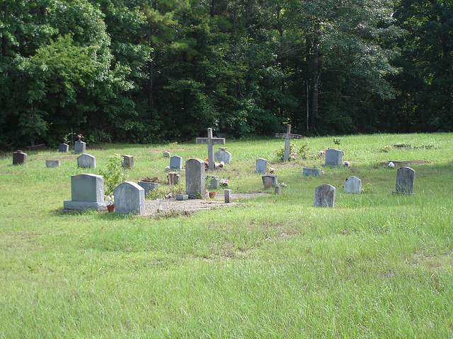 Mt Zion cemetery. Minden, Louisiane - USA - 7 juillet 2010