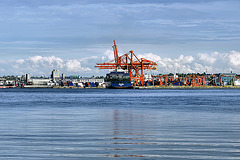 Unloading Containers – Vancouver, B.C.