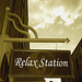 Relax station /  San Antonio, Texas. USA - 29 juin 2010 - Sepia